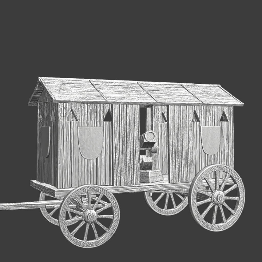 NCM027 Medieval Hussite Gun Wagon Medieval