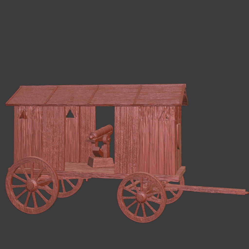NCM027 Medieval Hussite Gun Wagon Medieval