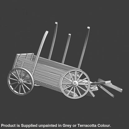 NCM028 Medieval destroyed wagon Medieval