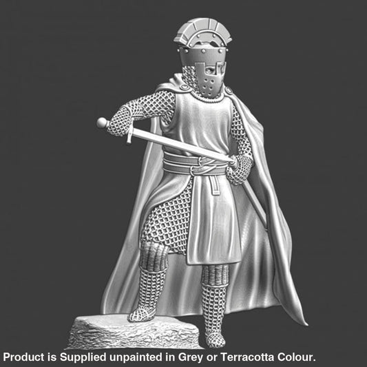 NCM033 Richard the Lionheart - cape and drawing his sword Medieval