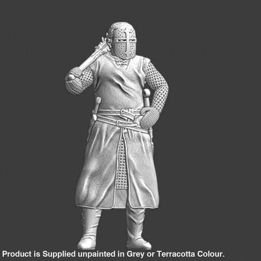 NCM063 Lazarus knight with holy water sprinkler Medieval