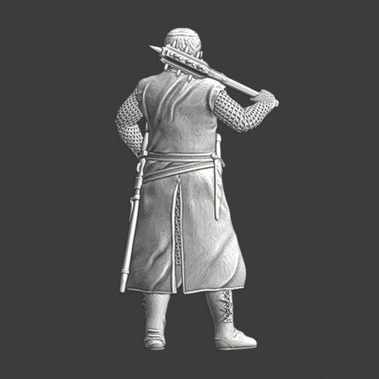 NCM063 Lazarus knight with holy water sprinkler Medieval