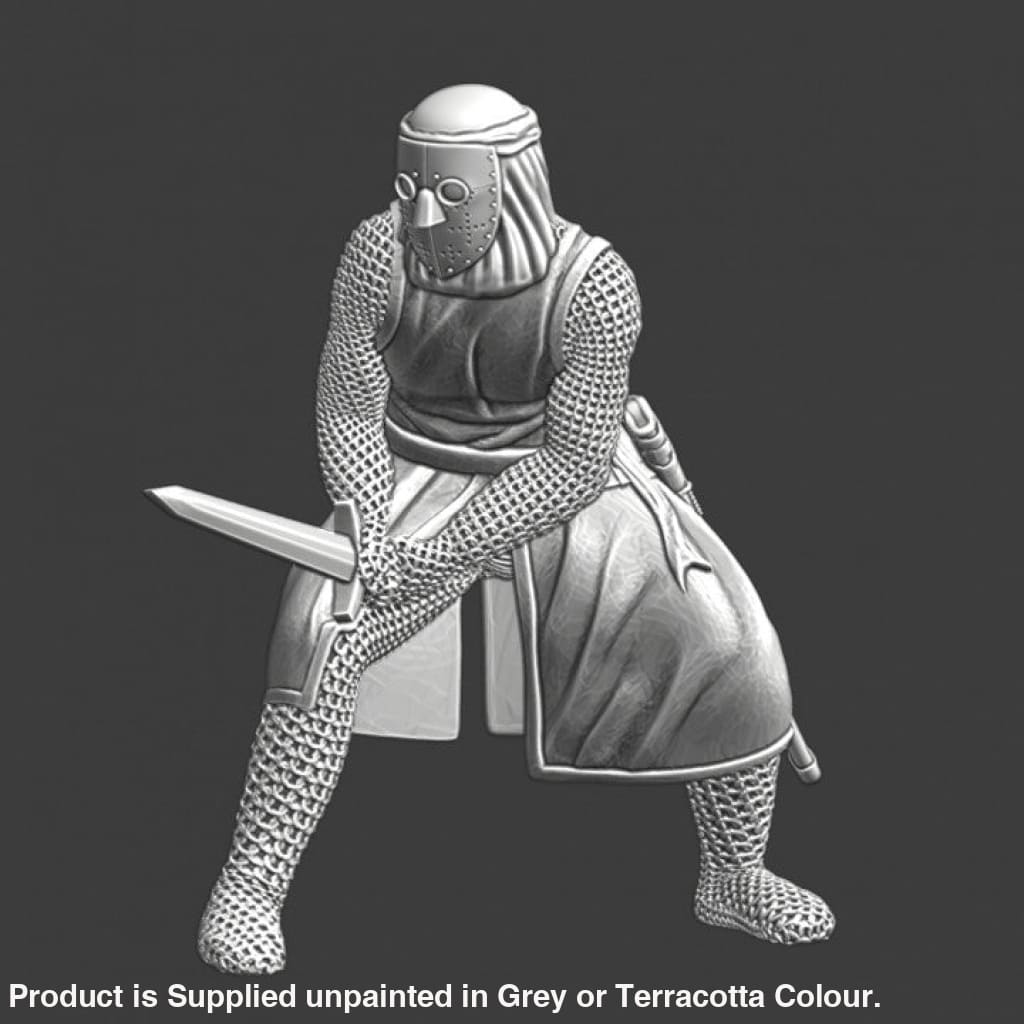 NCM065 Lazarus knight fighting with sword Medieval