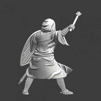 NCM067 Leper Knight from the Lazarus Order with mace Medieval