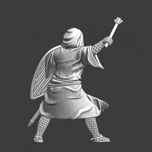 NCM067 Leper Knight from the Lazarus Order with mace Medieval