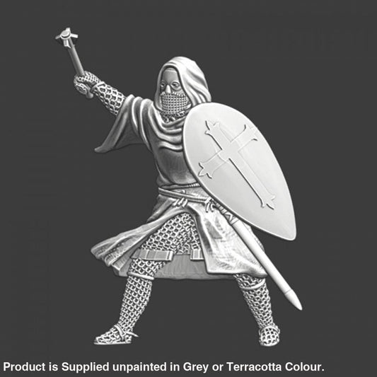 NCM067 Leper Knight from the Lazarus Order with mace Medieval