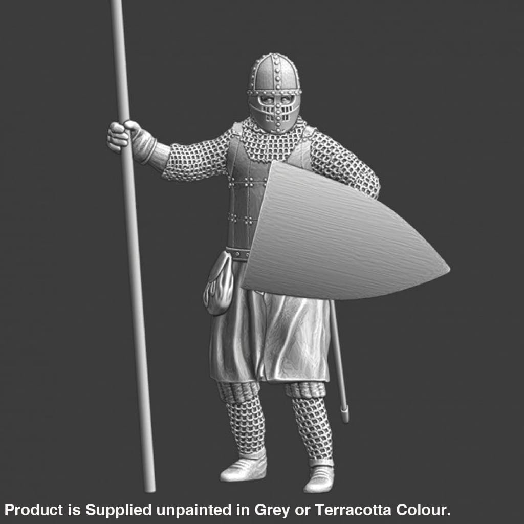 NCM073 Medieval guard soldier on duty Medieval