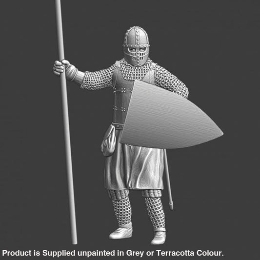 NCM073 Medieval guard soldier on duty Medieval