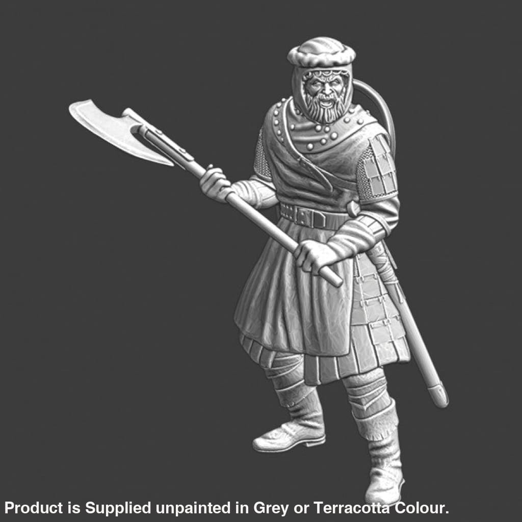 NCM074 Medieval Swedish crusader - with great axe Medieval