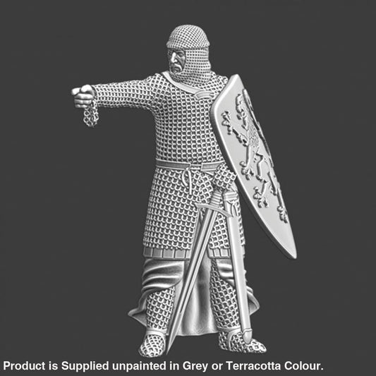 NCM075 Medieval crusader knight pointing Medieval