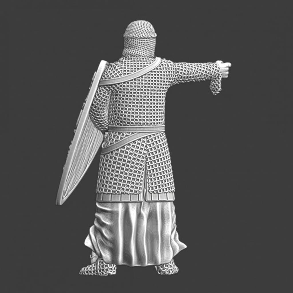 NCM075 Medieval crusader knight pointing Medieval