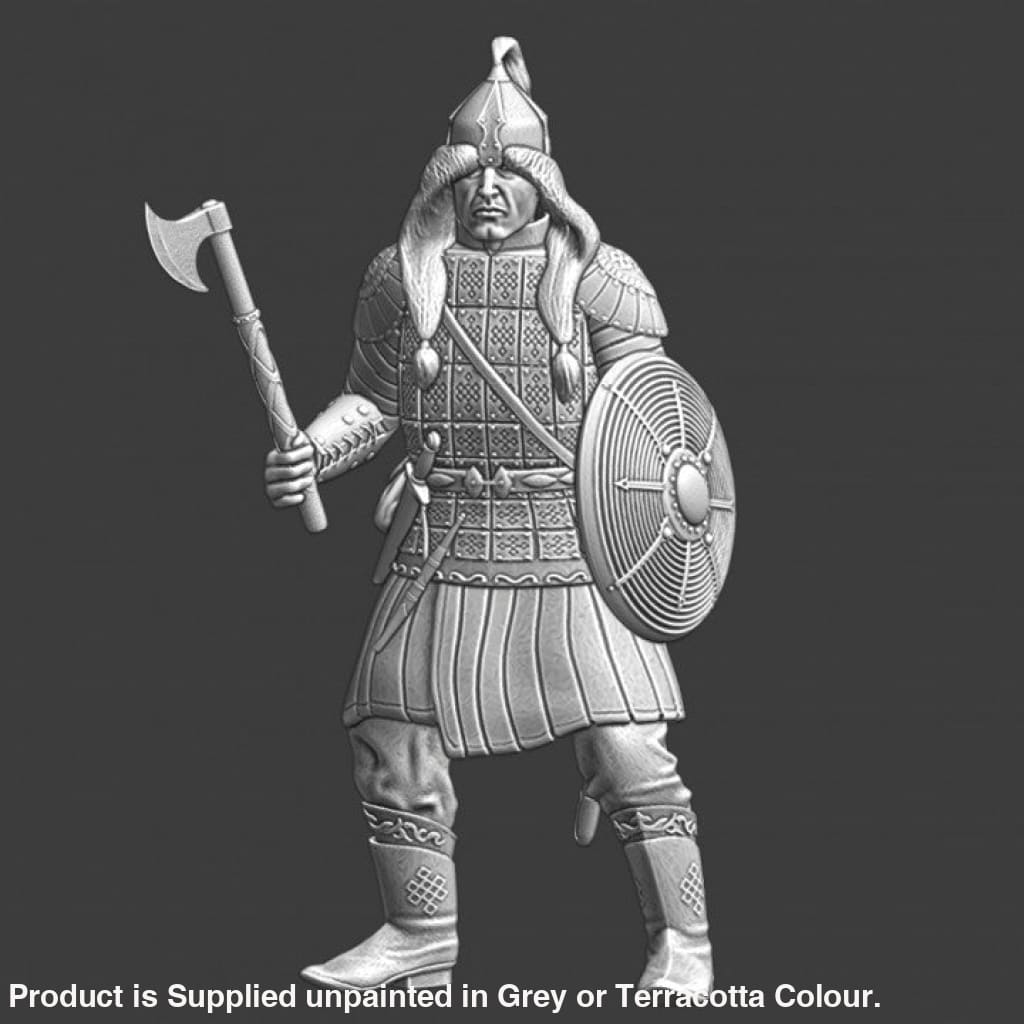 NCM076 Golden Horde Mongol Warrior with axe Medieval