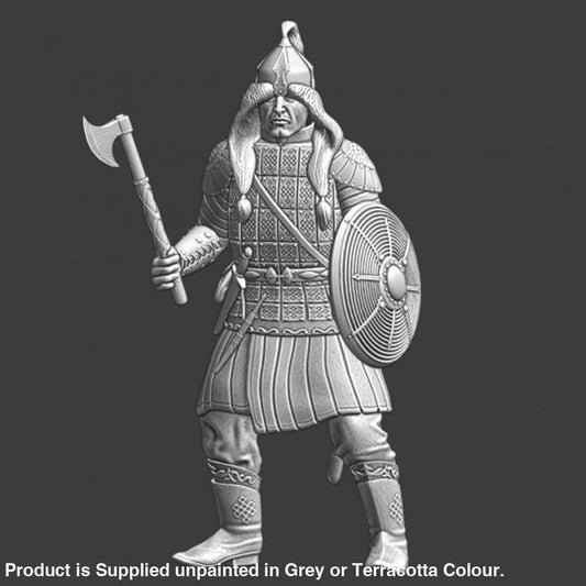 NCM076 Golden Horde Mongol Warrior with axe Medieval
