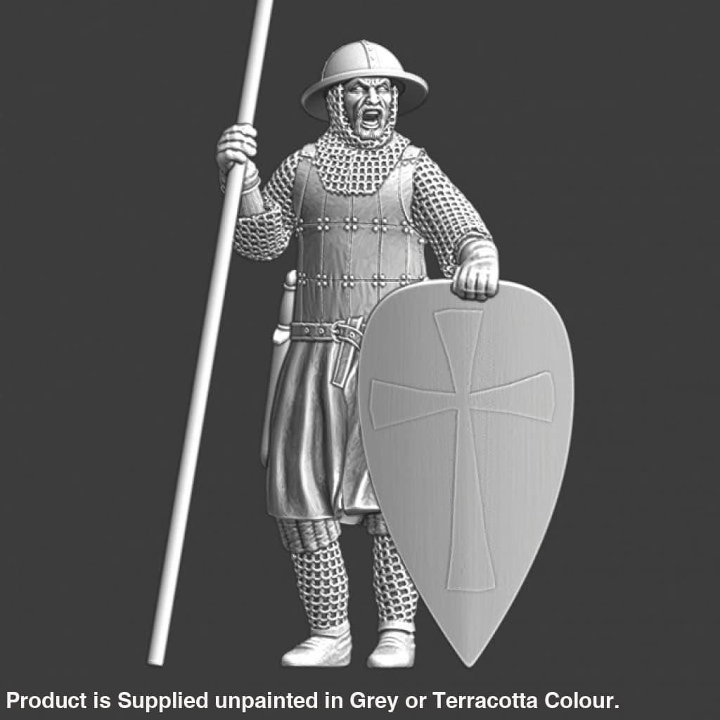 NCM077 Medieval guard - yelling at the persons approaching Medieval