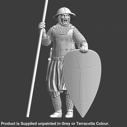 NCM077 Medieval guard - yelling at the persons approaching Medieval