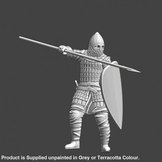 NCM080 Medieval Kievan Rus warrior with spear Medieval