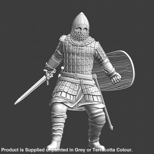 NCM082 Medieval Kievan Rus warrior - shield and sword Medieval