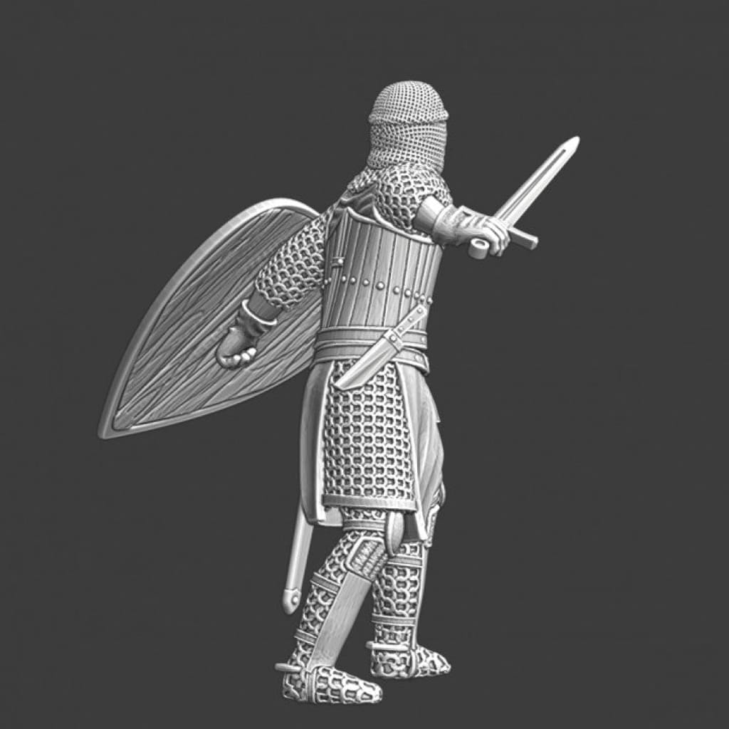 NCM083 Medieval crusader knight with goat shield Medieval