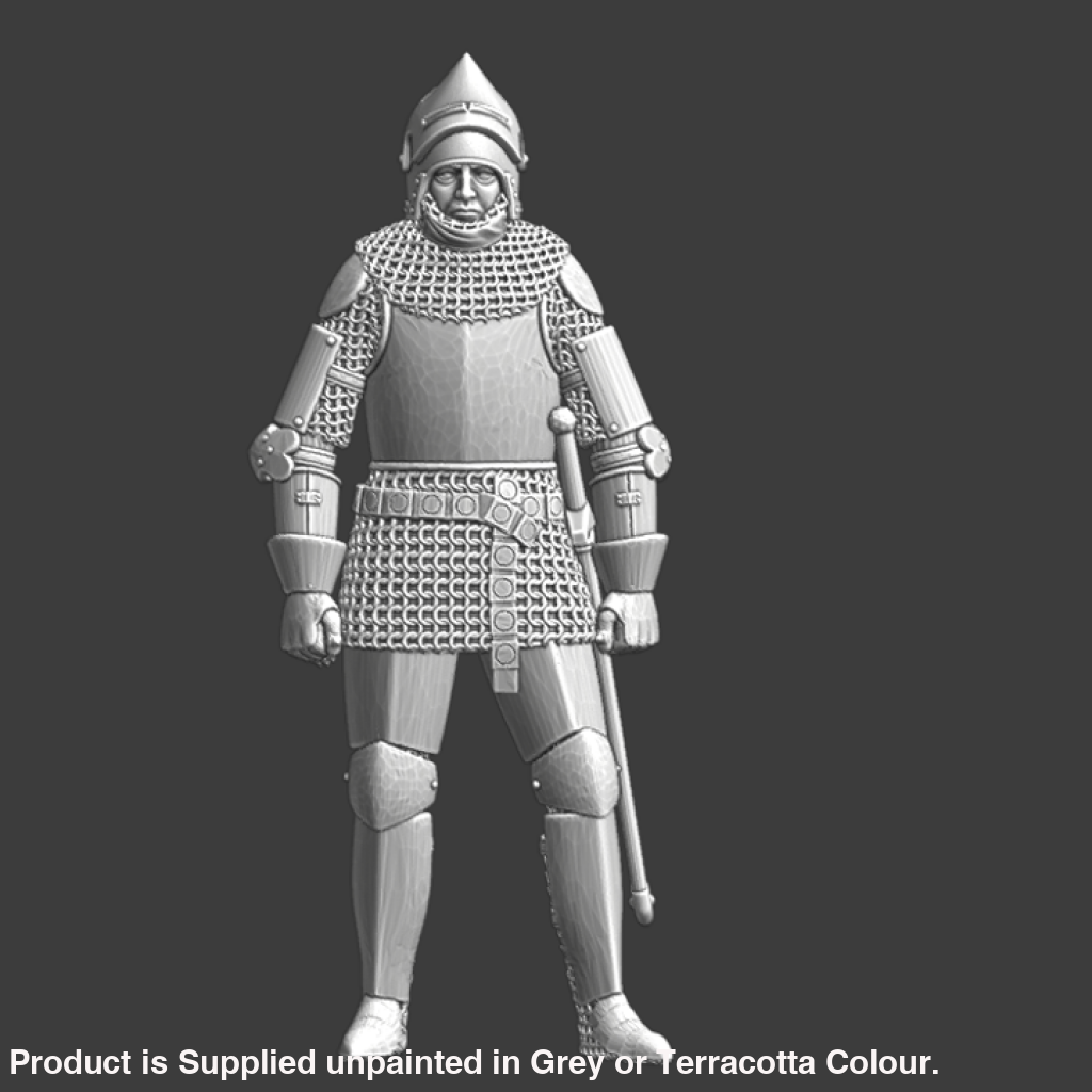 NCM093 Medieval late knight standing Medieval