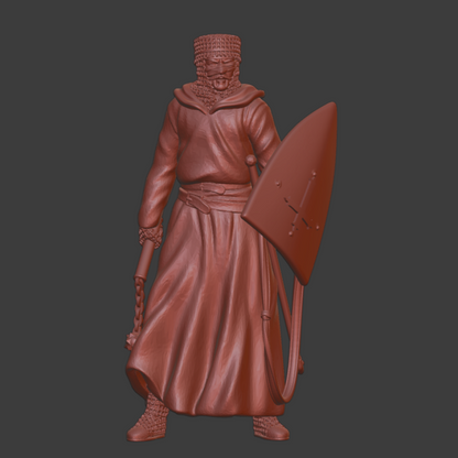 NCM111 Medieval Leper Knight - Saint Lazarus Order Medieval