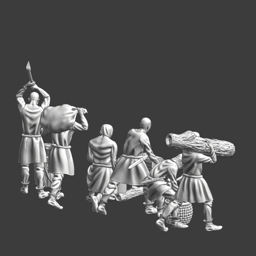 NCM112 Medieval Workers - Set 1 Medieval