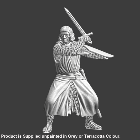 NCM118 Medieval Knight fighting with Sword & Shield Medieval