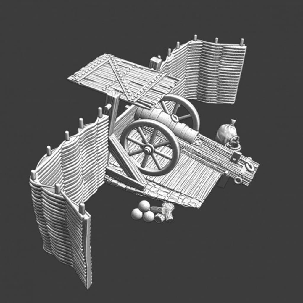 NCM123 Medieval gun emplacement Medieval