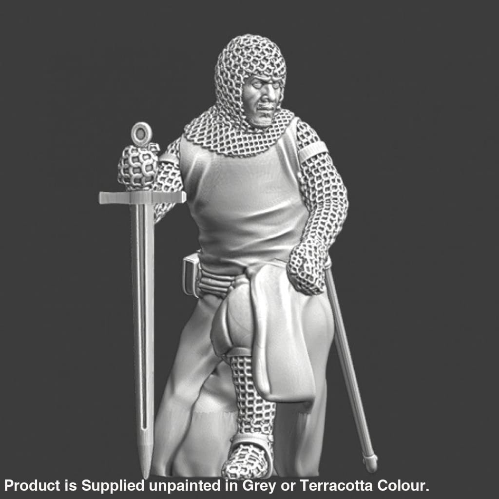 NCM126 Medieval Crusader Kneeling Medieval