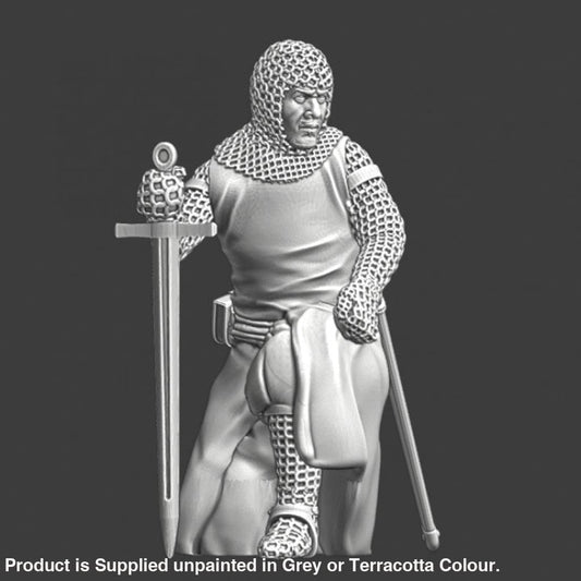 NCM126 Medieval Crusader Kneeling Medieval
