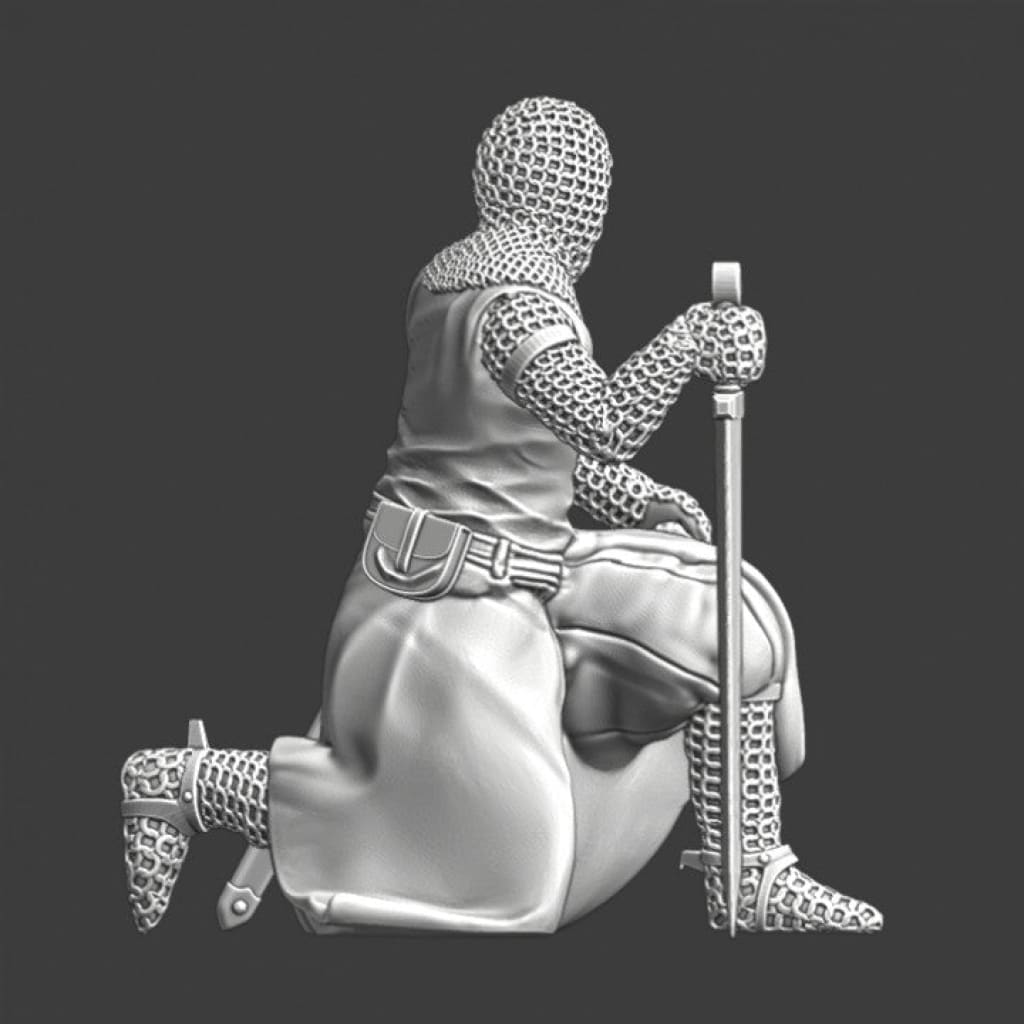 NCM126 Medieval Crusader Kneeling Medieval