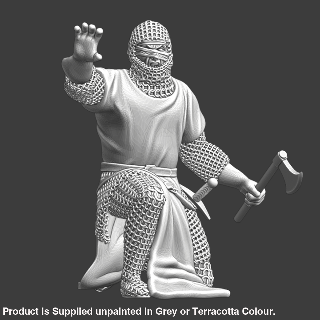 NCM129 Lazarus knight on his knees (Leper Knight) Medieval