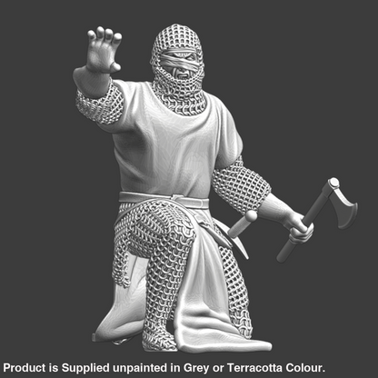 NCM129 Lazarus knight on his knees (Leper Knight) Medieval