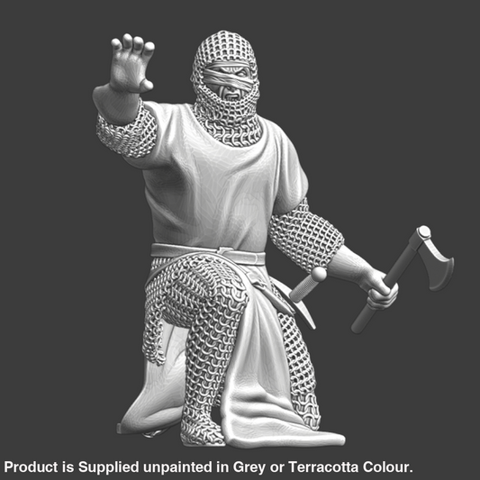 NCM129 Lazarus knight on his knees (Leper Knight) Medieval