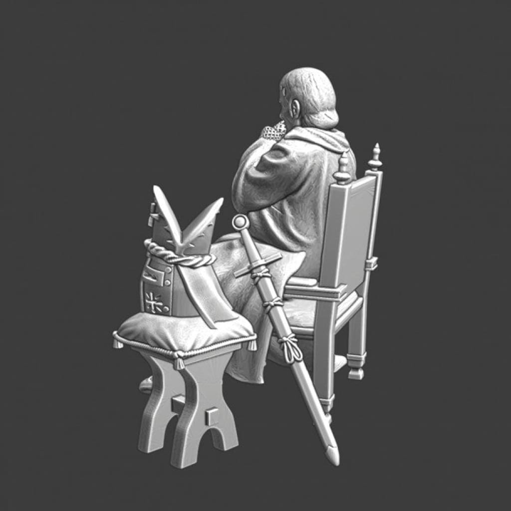 NCM130 Medieval bishop at his court - field version Medieval