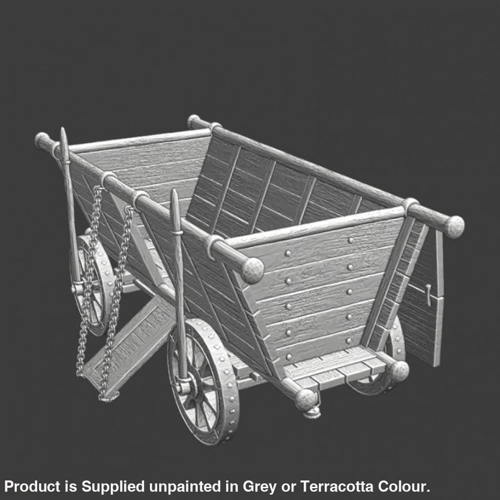 NCM142 Medieval Hussite War Wagon - ramp down Medieval