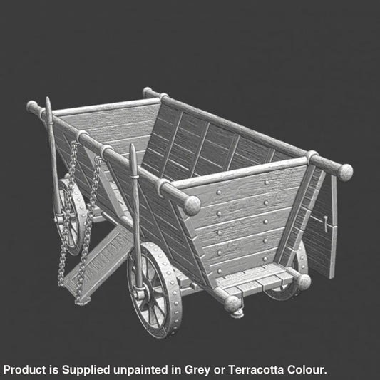 NCM142 Medieval Hussite War Wagon - ramp down Medieval