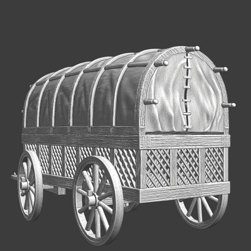 NCM149 Medieval wagon transport Medieval