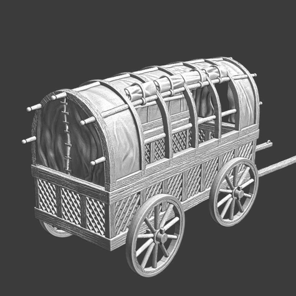 NCM149 Medieval wagon transport Medieval