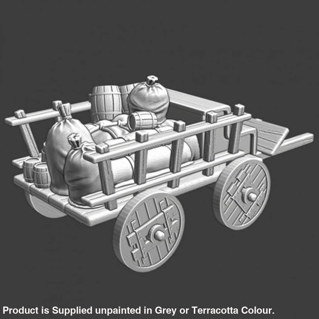 NCM152 Medieval Supply Wagon - camp goods Medieval