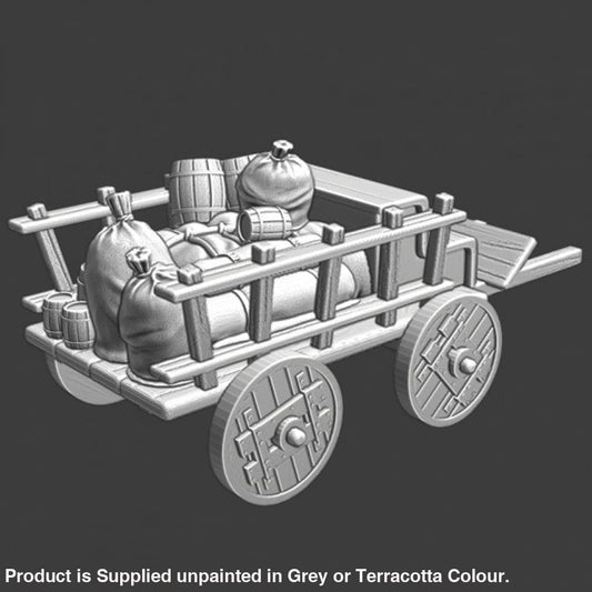 NCM152 Medieval Supply Wagon - camp goods Medieval