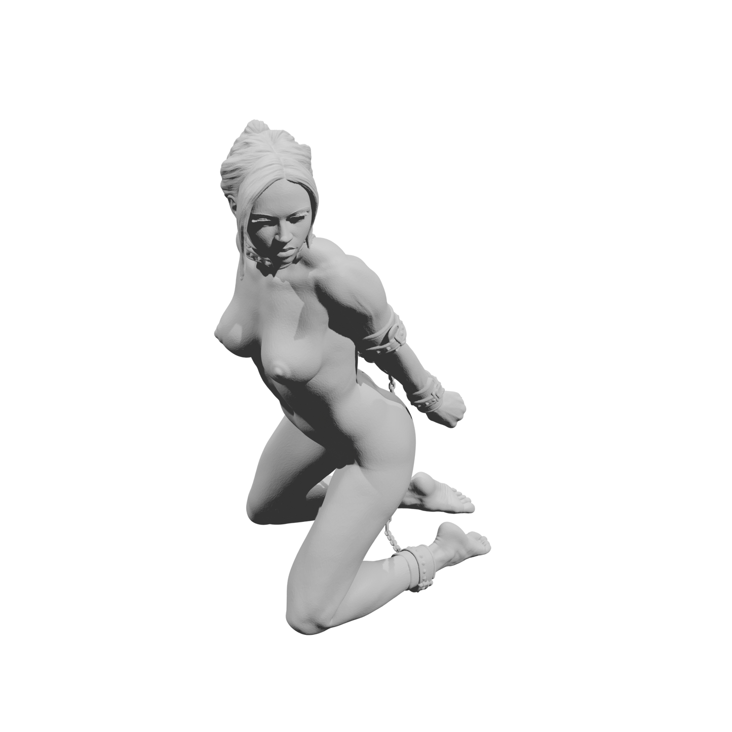MM483 Naked chained girl