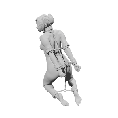 MM483 Naked chained girl