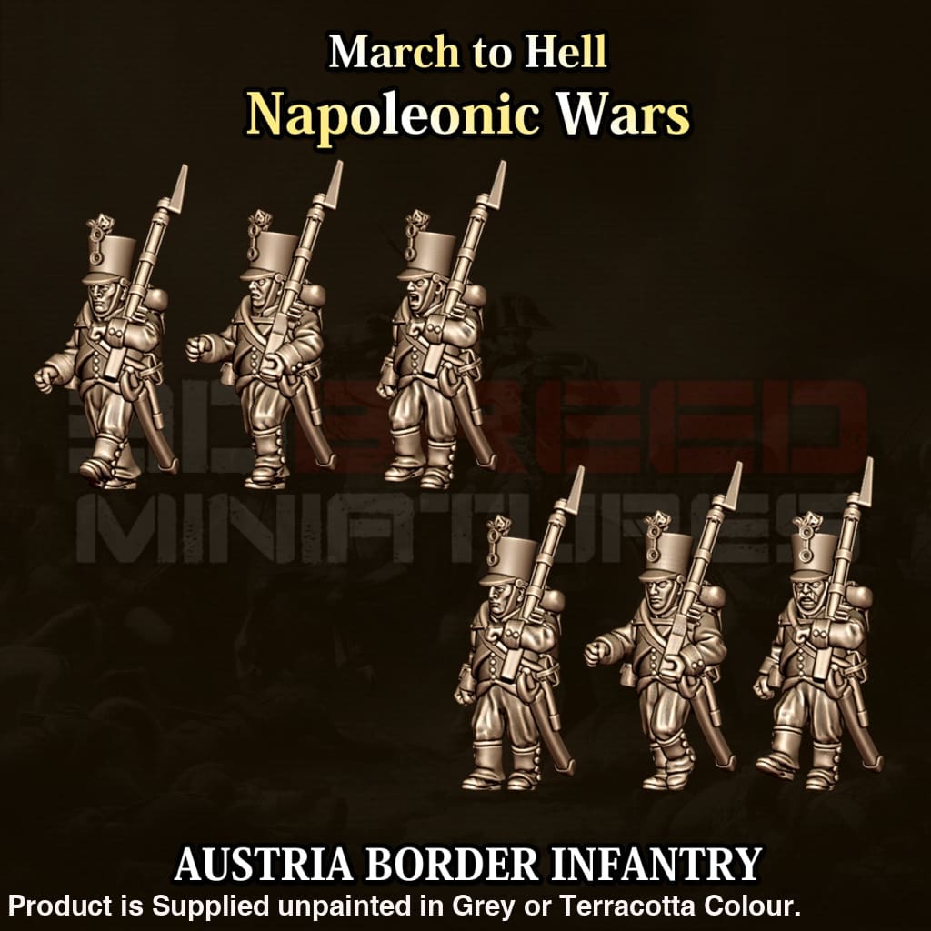NWA Napoleonic Austrian Border Infantry Figure