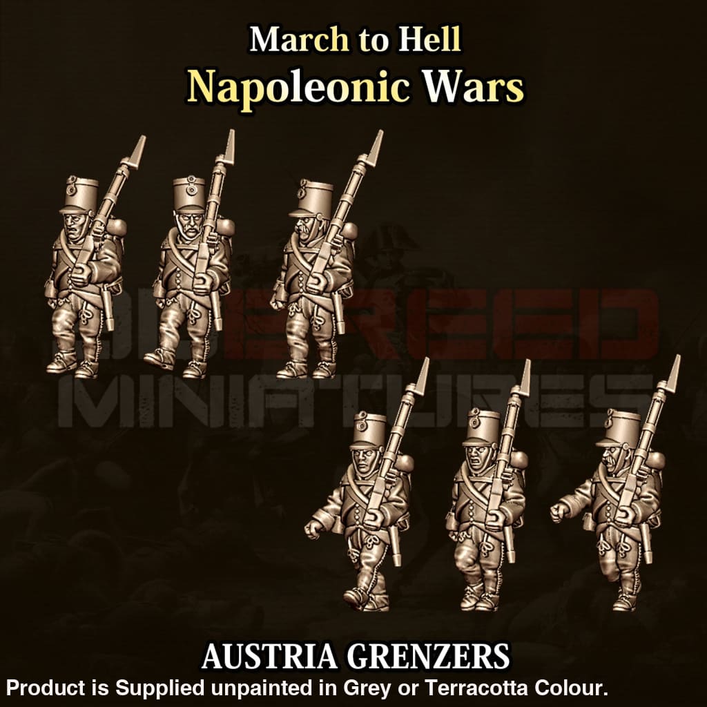NWA Napoleonic Austrian Grenzers Figure