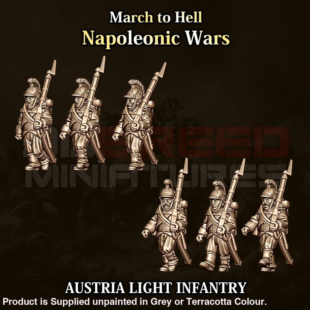 NWA Napoleonic Austrian Light Infantry Figure