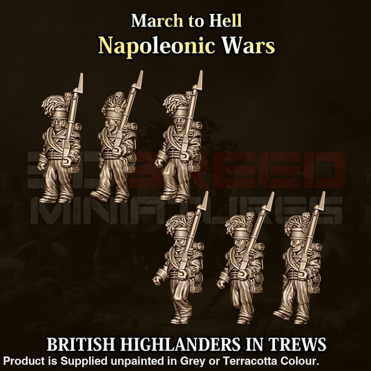NWB Napoleonic British Highlander in Trews Figure