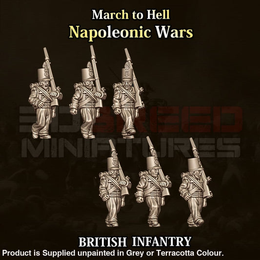 NWB Napoleonic British Infantry Figure