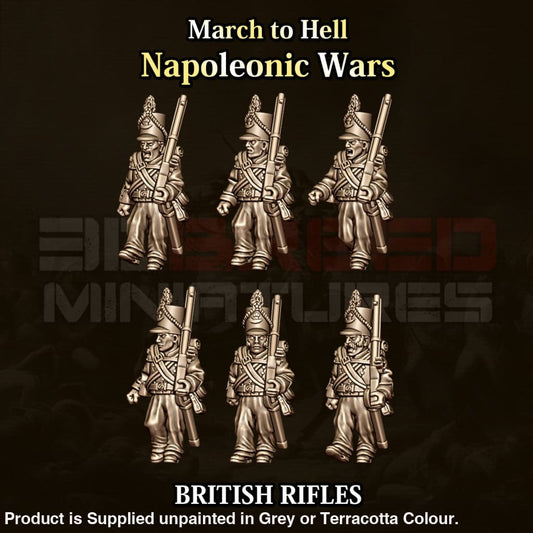 NWB Napoleonic British Rifleman Figure