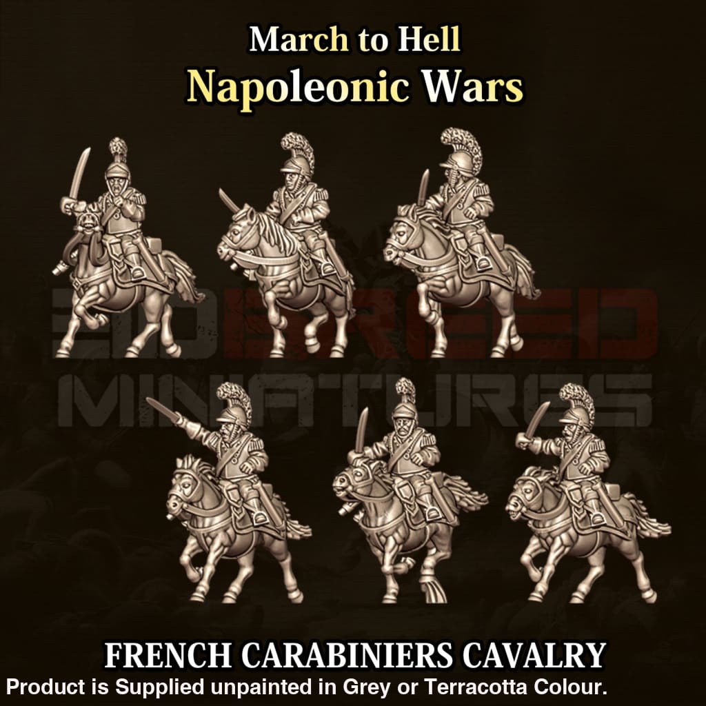 NWF Napoleonic French Cavalry Carabiniers 15mm Figure
