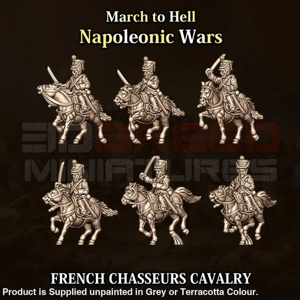 NWF Napoleonic French Cavalry Chasseurs 15mm Figure